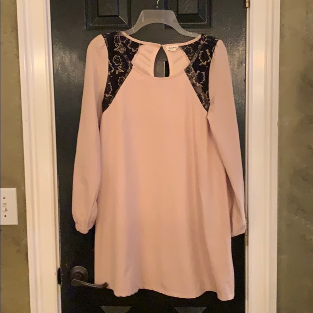 LOVE RICHIE blush dress medium.